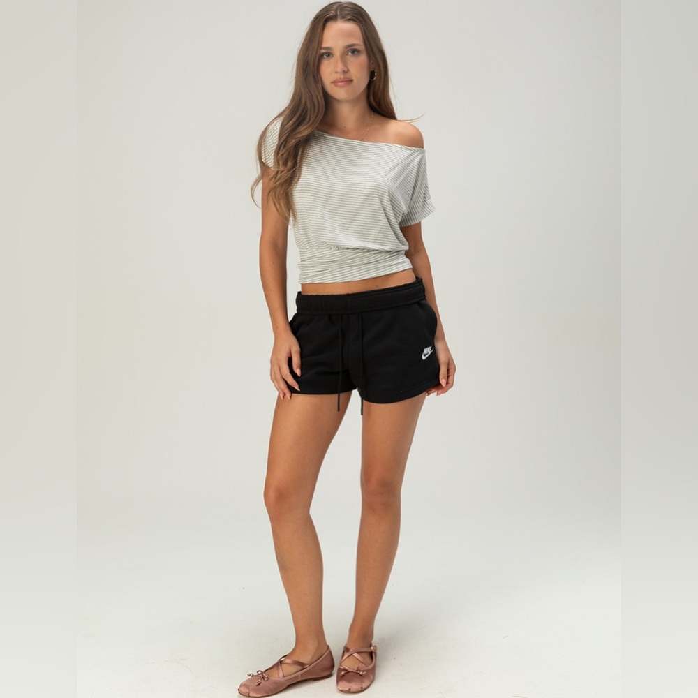 Nike Sportswear Essential French Terry Shorts “Black” CJ2158-010 Size Medium NEW